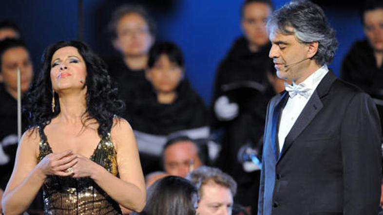 Angela Gheorghiu in Andrea Bocelli