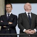 Aleksander Čeferin in Gianni Infantino