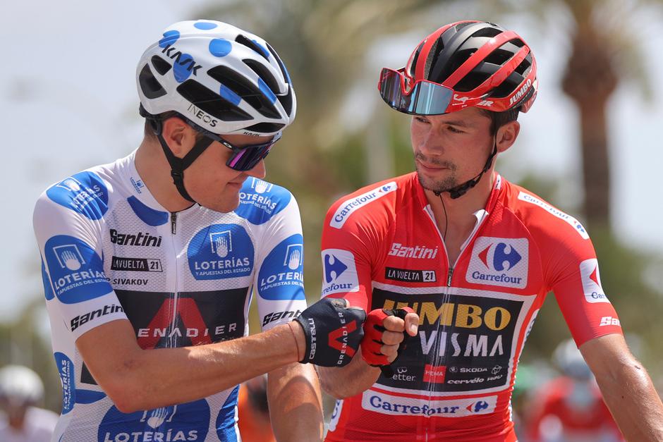 Pavel Sivakov Primož Roglič Vuelta | Avtor: Epa