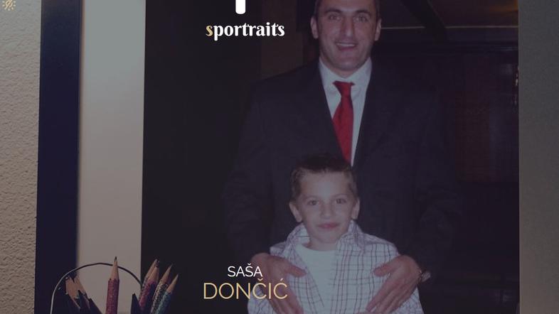 Saša in Luka Dončić