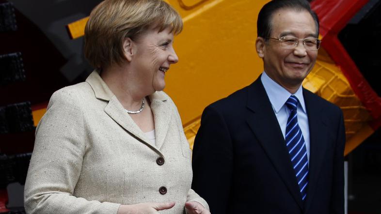 Angela Merkel in Wen Jiabao