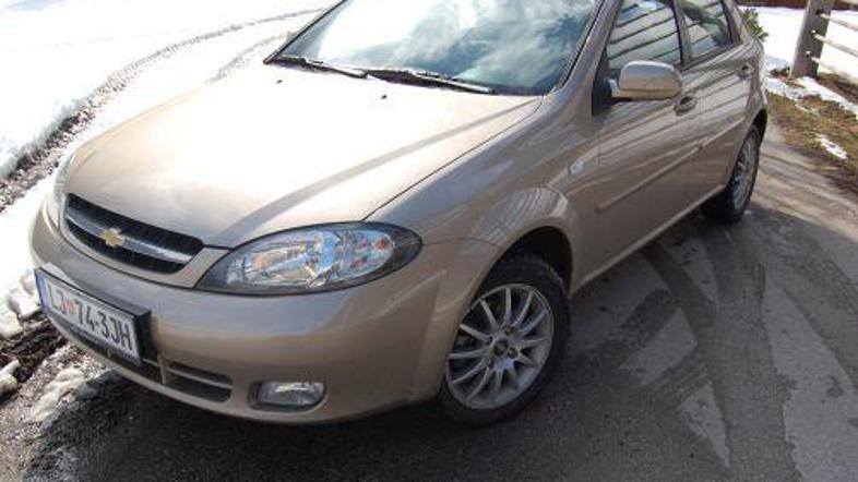 Chevrolet lacetti je dobra izbira za kupca, ki ni preveč zahteven in ima rad rac