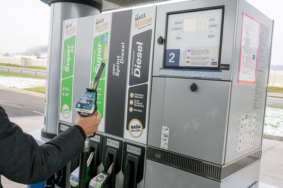 Dizelsko gorivo OMV | Avtor: Saša Despot