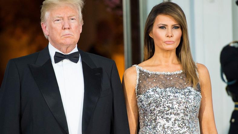 Melania in Donald Trump