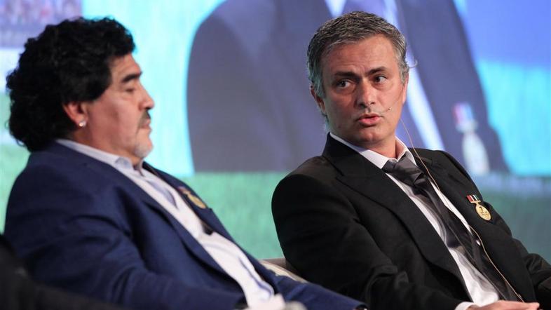 Maradona Mourinho konferenca Dubai International Sports Conference