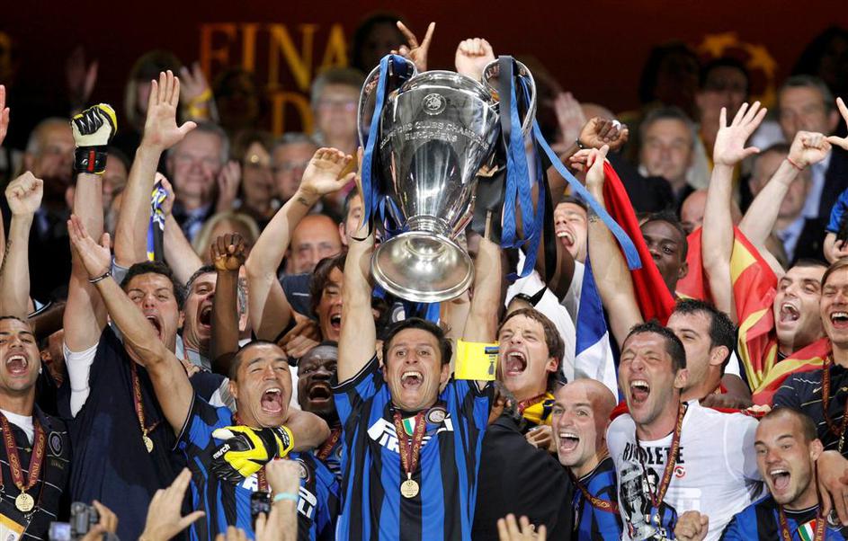Javier Zanetti Ivan Cordoba Esteban Cambiasso Marco Materazzi