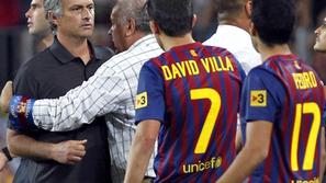 superpokal barcelona david villa jose mourinho slavi real madrid