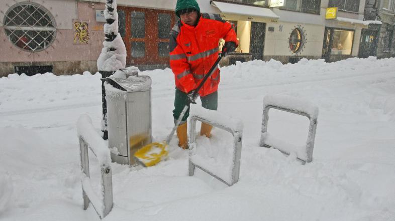 Sneg v Ljubljani 