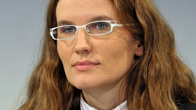 Mateja Avbelj Valentan o finančnih načrtih zavoda ni želela govoriti. (Foto: Anž