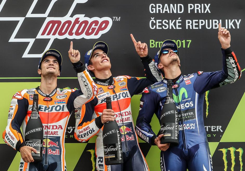 Pedrosa Marquez Vinales VN Češke