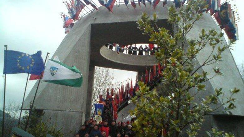 Utrinek z današnje slovesnosti. (Foto: M. G.)