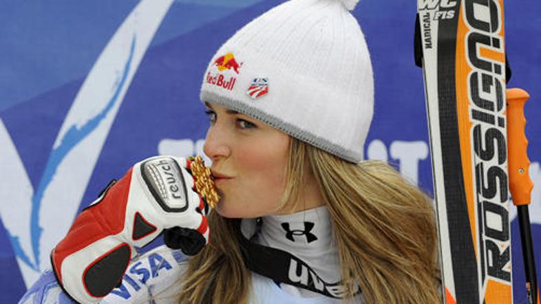 Lindsey Vonn je ena od redkih smučark, ki nimajo skrbi zaradi sponzorjev.