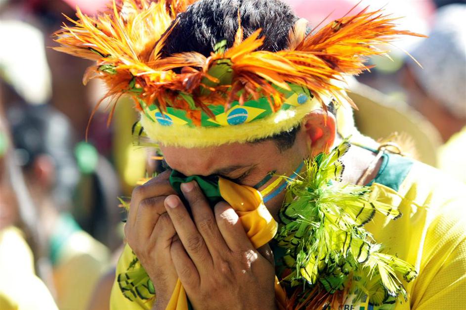 Brazilskemu obupu ni videti konca. (Foto: Reuters)