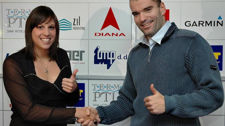 Anja Čarman in Peter Mankoč