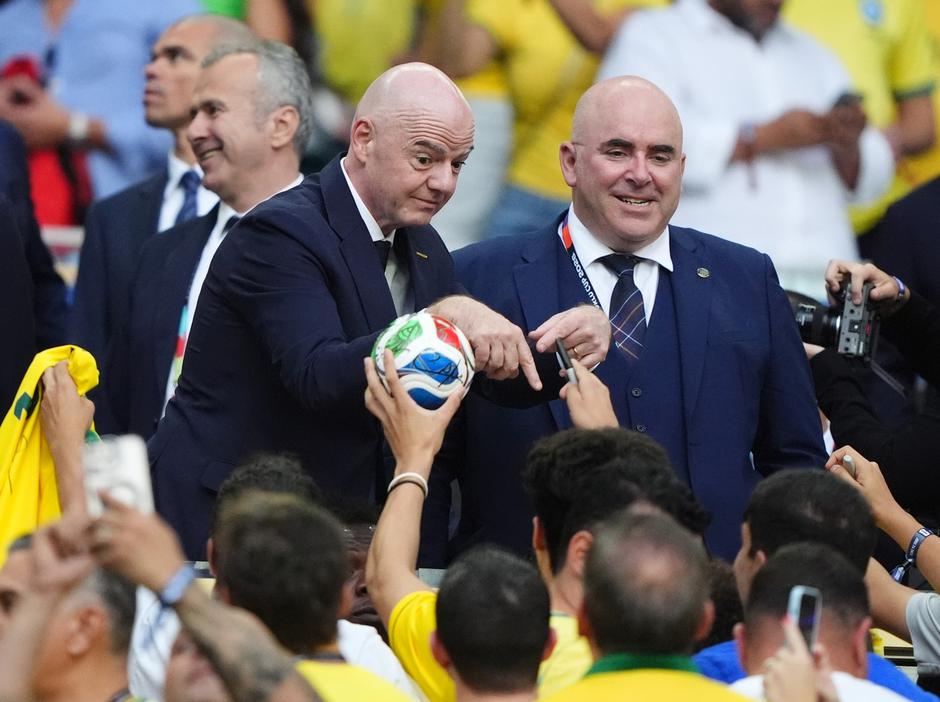 Gianni Infantino in Mike Mulraney | Avtor: Profimedia