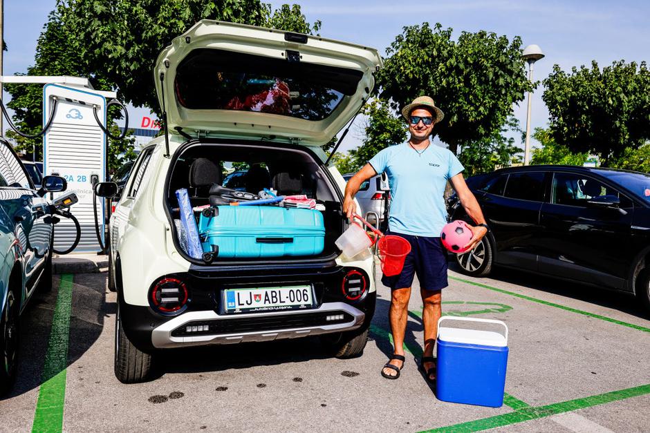 Test dosega z malimi električnimi avti ë-C3, box in inster | Avtor: Saša Despot