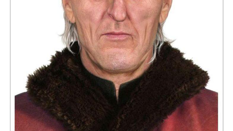 Računalniško obdelana rekonstrukcija poljskega astronoma, kako bi bil videti pri