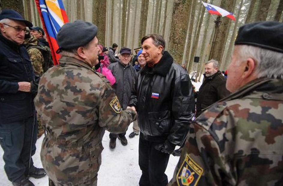 Osankarica, pohorski bataljon, Borut Pahor