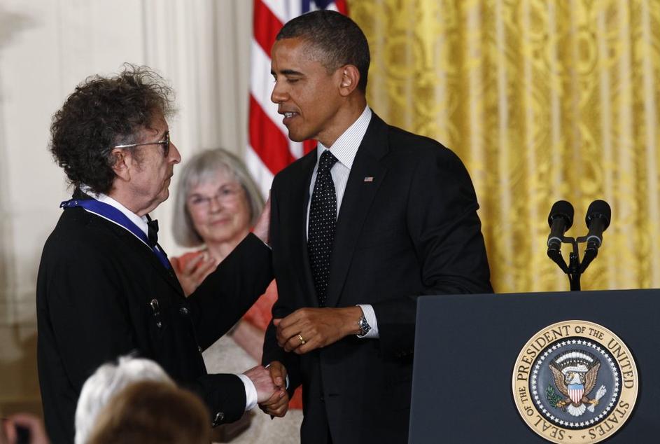 Barack Obama, Bob Dylan