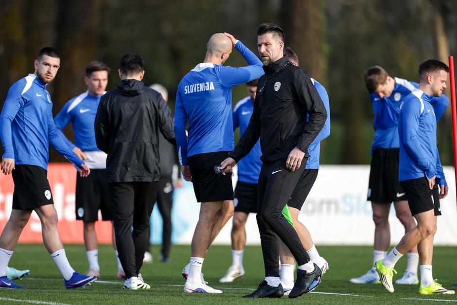 trening nogometne reprezentance slovenije, boštjan cesar | Avtor: Saša Despot