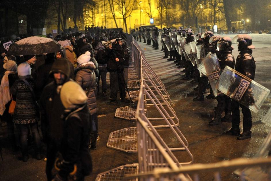 Protesti Ljubljana