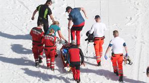 Daniel Andre Tande Planica padec