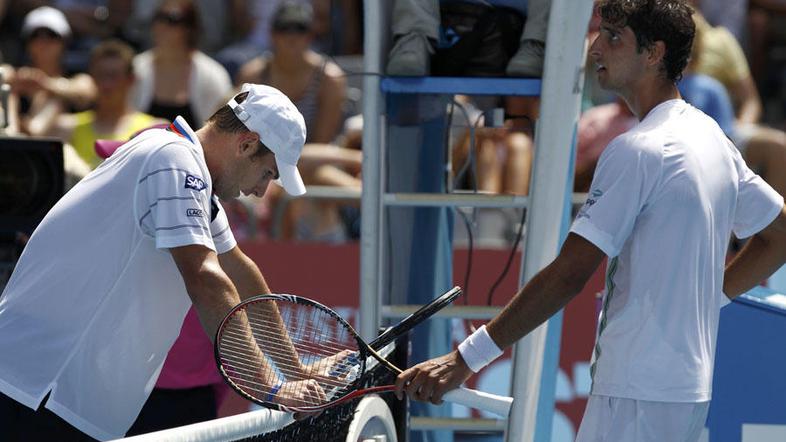 OP Avstralije Melbourne 2010 Roddick Bellucci