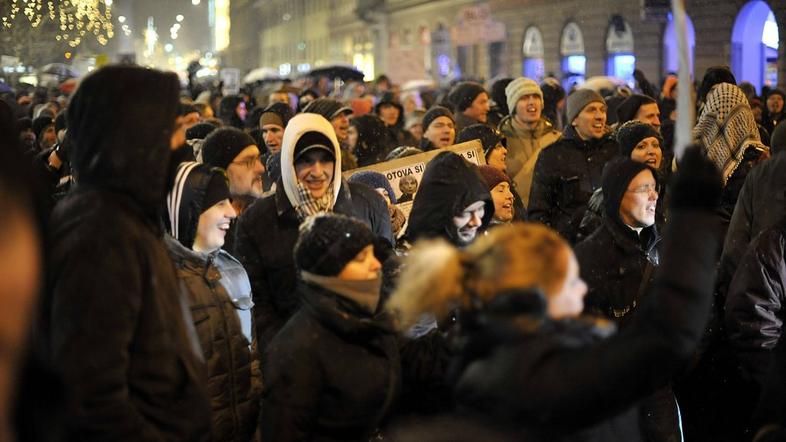 Protesti Ljubljana