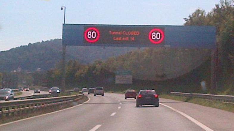 Predor Šentvid zaprt