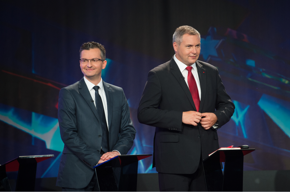 Marjan Šarec in Dejan Židan