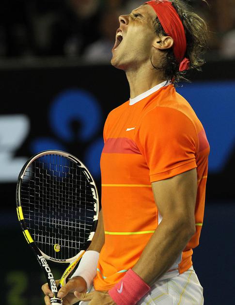 Nadalu se je po zmagi nad Nemcem odvalil kamen od srca. (Foto: EPA)