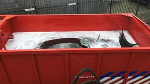 Gašenje električnega avta