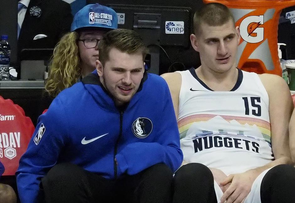 Luka Dončić in Nikola Jokić | Avtor: Epa