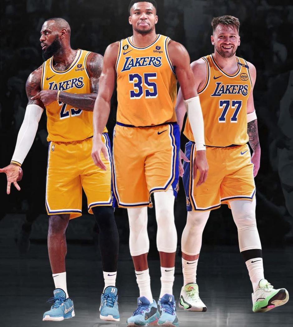 LeBron James, Giannis Antetokounmpo in Luka Dončić | Avtor: Twitter