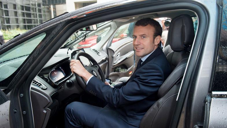 Renault espace in predsednik Macron