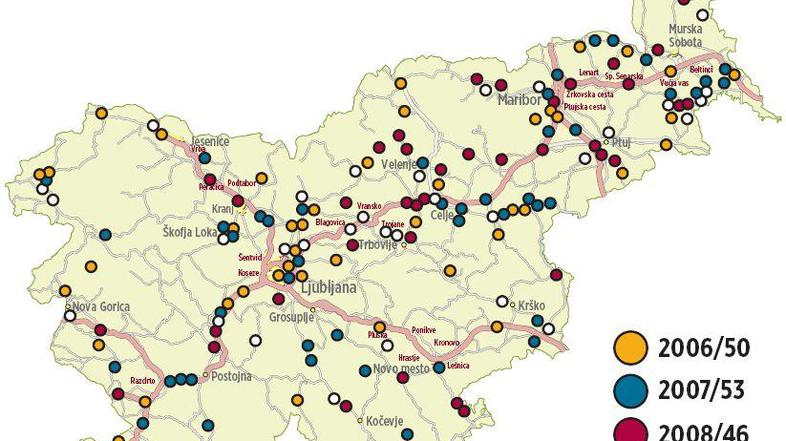 Sodeč po podatkih, ki smo jih zbrali, največ motoristov umre na štajerskih cesta