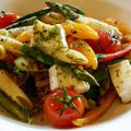 Vegetarijanci lahko namesto pancete jedi dodate trakove prepražene rdeče paprike
