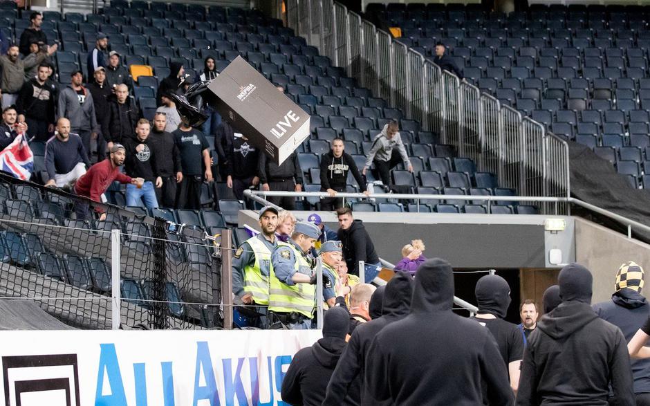 AIK, Maribor, navijači, Viole | Avtor: Profimedia