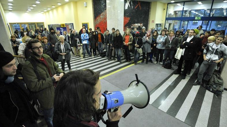 protest filozofska fakulteta