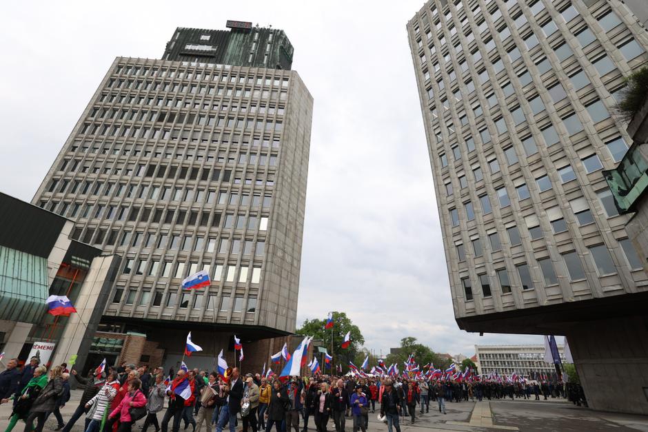 protest upokojencev | Avtor: Saša Despot