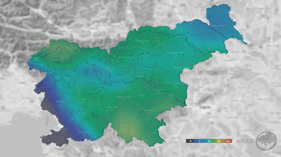 Meteorološki model novozapadlega snega