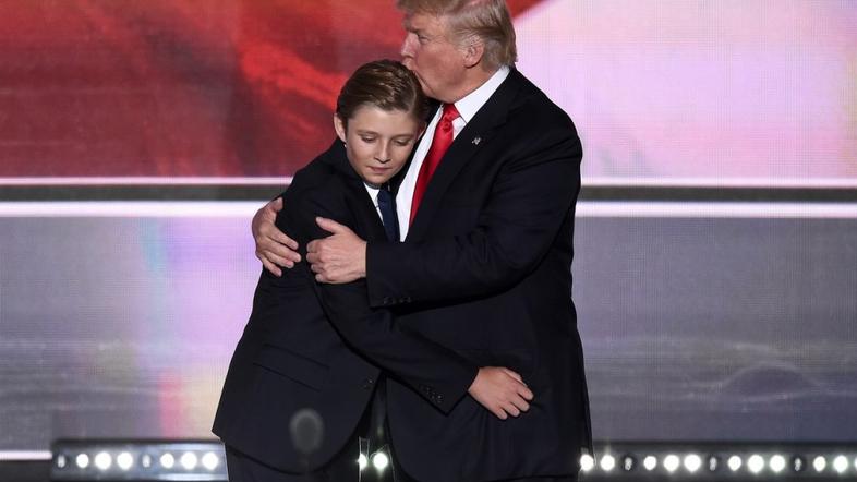 Barron Trump, Donald Trump