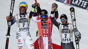 hirscher, neureuther, faivre aspen veleslalom