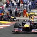 VN Monako 2010 dirka Mark Webber Vettel Red Bull