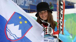 Tina Maze meri še precej višje kot v prejšnjih zimah. (Foto: www.alesfevzer.com)