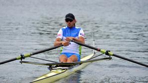 Luka Špik se je po daljši bolezni vrnil kot prerojen. (Foto: Veslaška zveza Slov