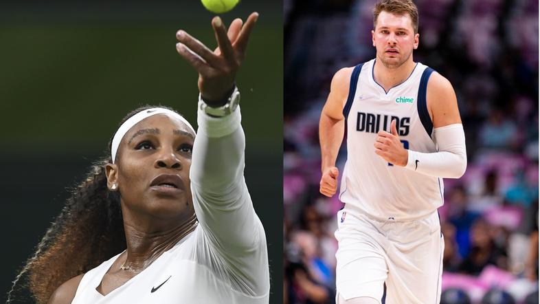 Serena Williams in Luka Dončić