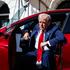 Donald Trump in Tesla in Elon Musk