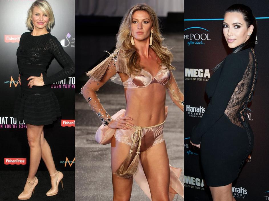 Cameron Diaz, Kim Kardashian, Gisele Bündchen