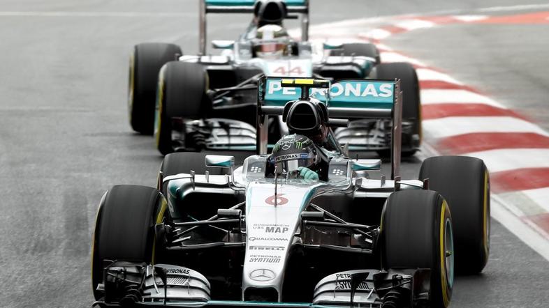 Nico Rosberg in Lewis Hamilton, VN Mehike